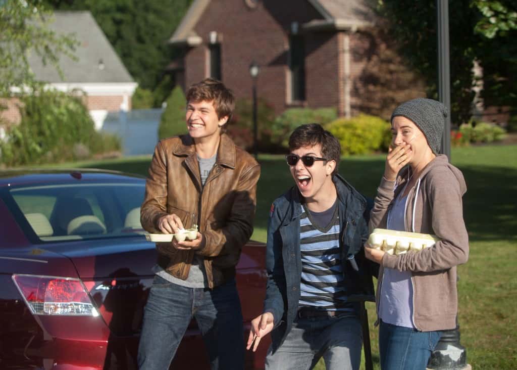 egg throwing scene TFIOS