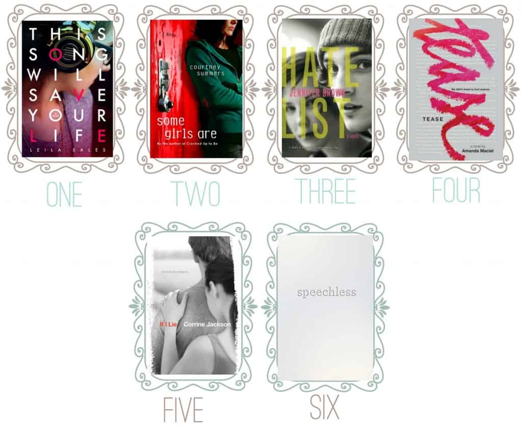 teen books bullying
