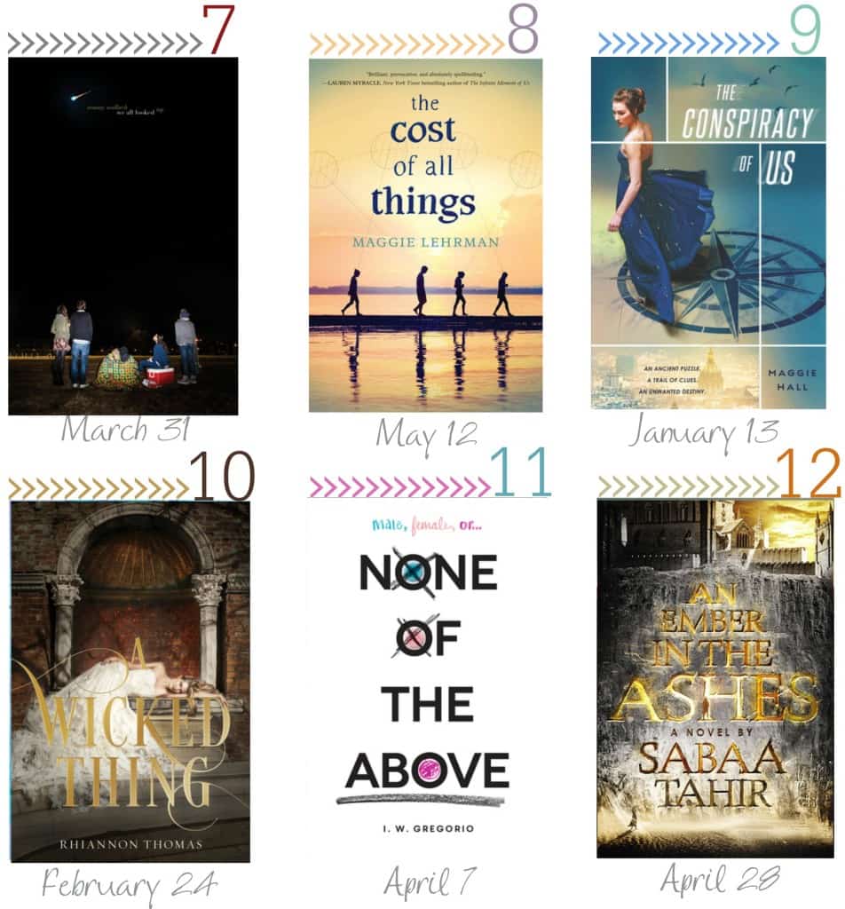 teen novels new release 2015