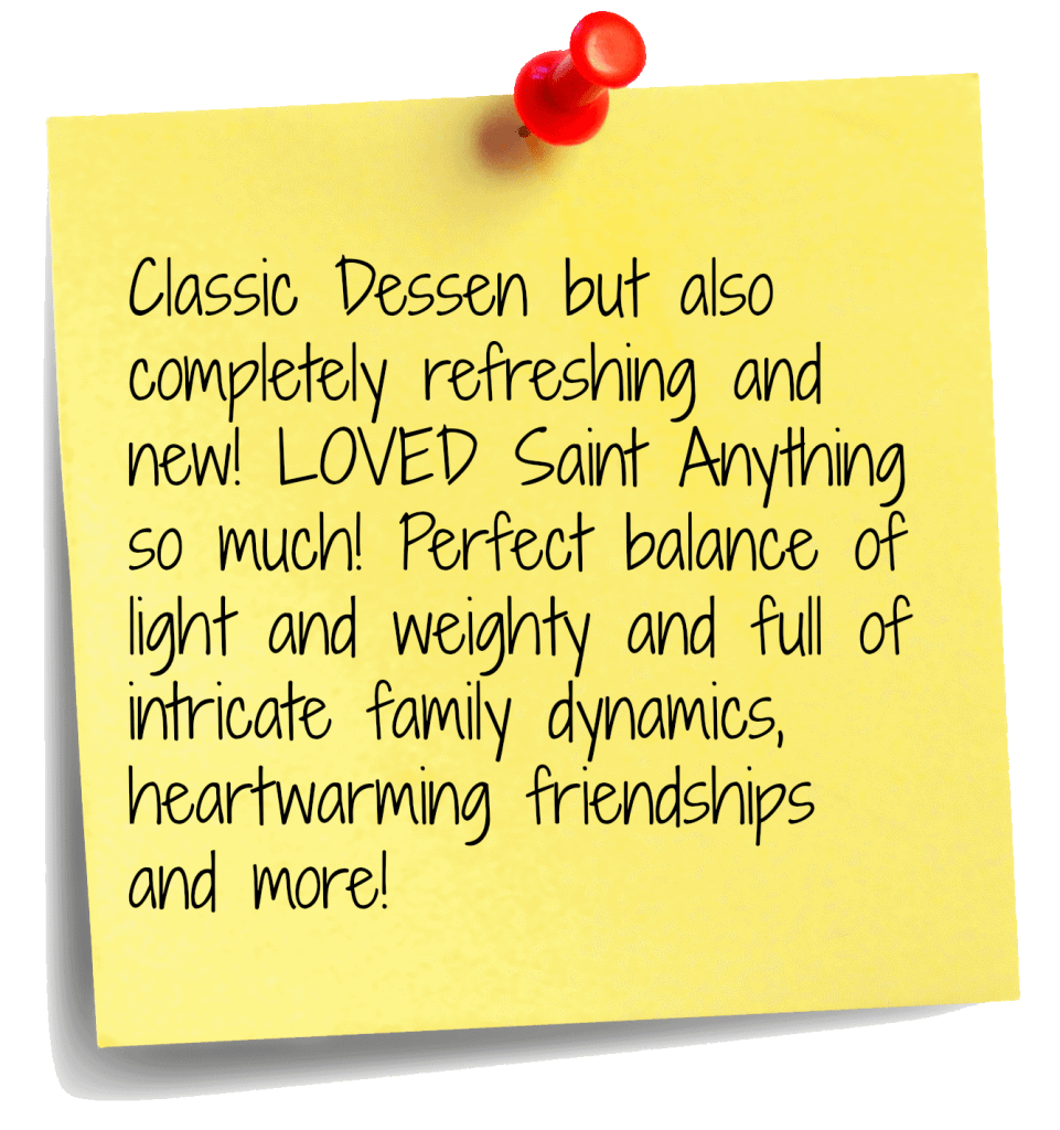 Saint Anything Sarah Dessen review