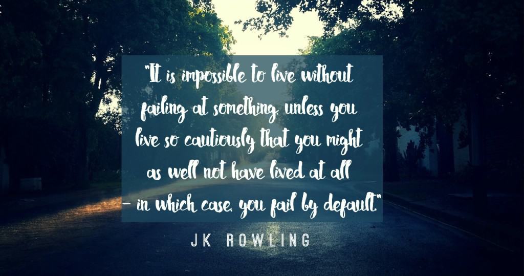 JK rowling quote about failing