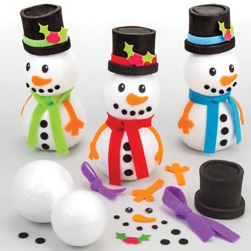 Snowman christmas craft