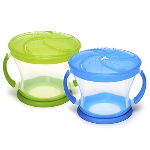 Snack cup catcher - no mess.