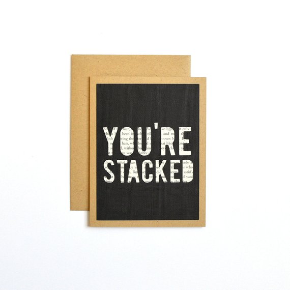 Looking for a funny literary Valentine's Day card? This one is cheeky!