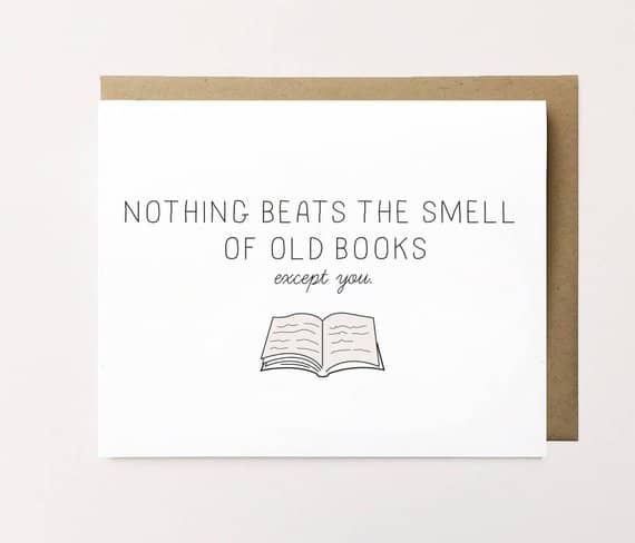This book lover should probably remind her husband he totally competes with her books!