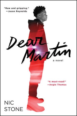 Book cover for Dear Martin by Nic Stone