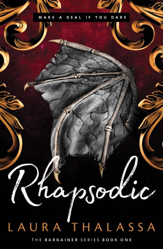 Book cover for Rhapsodic by Laura Thalassa